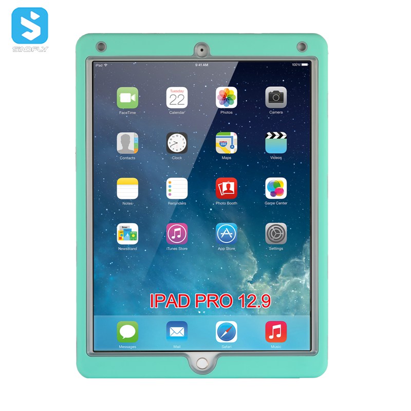 3 in 1 PC silicone case for iPad Pro 12.9 2017